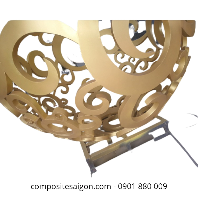 mo hinh bang nhua composite cao cap14 1 7054 - Mô hình quả cầu composite chất lượng cao D900mm